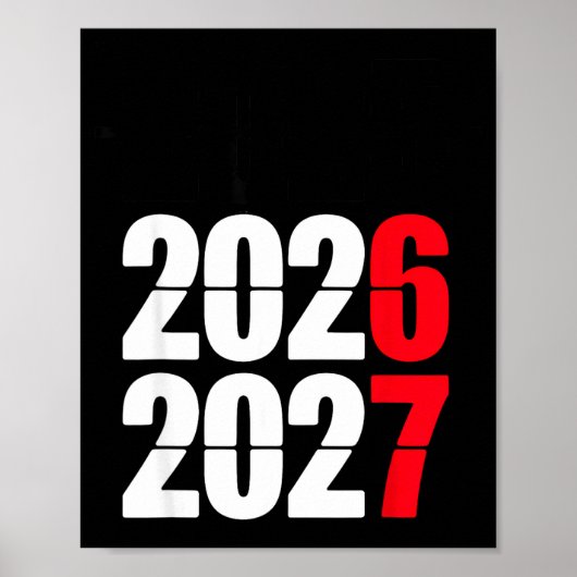 New Year 2026 67 Meme Six Seven Gen Alpha Slang  Poster (Voorkant)