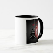 New Year 2026 – Black & White Mug with Red Accent  (Devant droit)