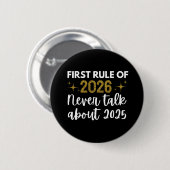New year 2026 Funny  Ronde Button 5,7 Cm (Voorkant /achterkant)
