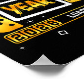New Year 2026 Loading Gaming Controller New Years  Poster (Hoek)