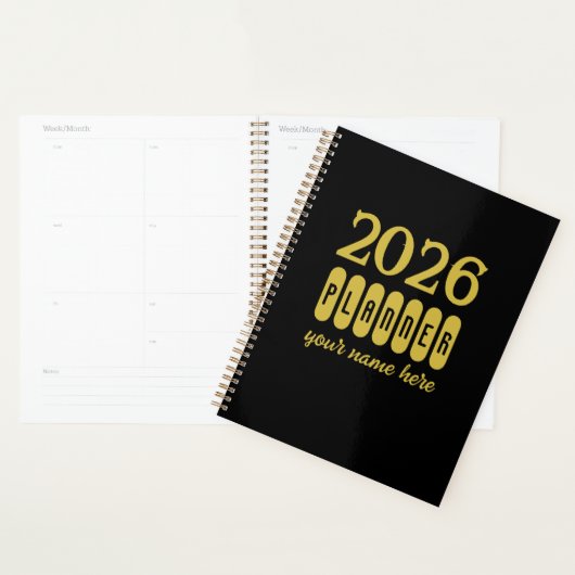 New Year 2026 Planner (Devant avec enveloppe)