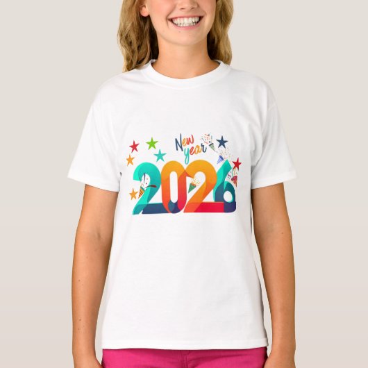 new year 2026 t-shirt (Voorkant)