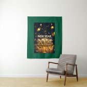 New Year 2026 Tapestry - Custom Luxe Wall Hanging Wandkleed (In situ)