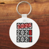 New Year 67 Six Seven Countdown New Year 2026 2027 Sleutelhanger (Voorkant)