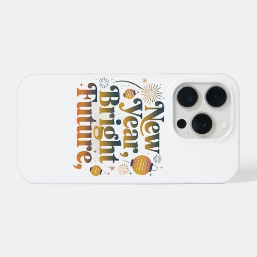 New Year Bright Future Aesthetic Phone Case (Verso Horizontal)
