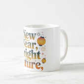 New Year Bright Future Festive Coffee Mug (Devant droit)