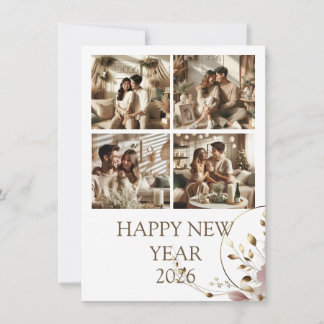 New Year Celebration Card | Couple Card Feestdagenkaart