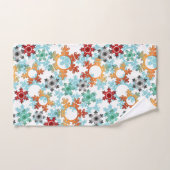 New year decor, christmas, new year, snow (Serviette à main)