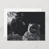 New Year Fireworks Briefkaart (Voorkant / Achterkant)