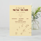 New Year Invitation (Debout devant)