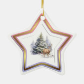 New Year Message Star Ornament (Achterkant)
