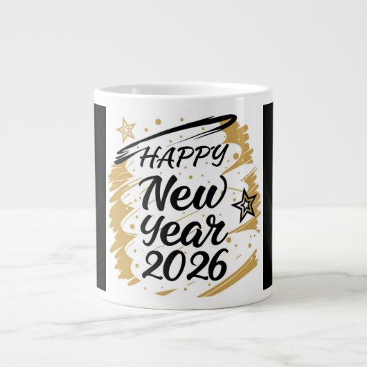 New year mug extra grote beker (Voorkant)