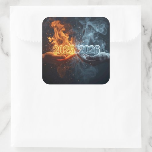 New Year New Beginnings Sticker (Sac)