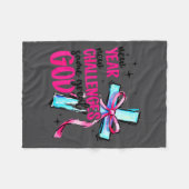 New Year New Challenges Same Great God Happy New Y Fleece Deken (Voorkant (Horizontaal))