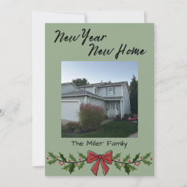 New Year New Home Christmas Card Feestdagenkaart