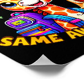 New Year New Same Awesome Me Giraffe Kids Poster (Hoek)