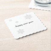New Year Paper Coaster Kartonnen Onderzetters (Gebogen)