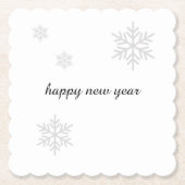 New Year Paper Coaster Kartonnen Onderzetters (Voorkant)