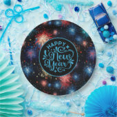 New Year Papieren Bordje (Feest)