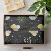 New Year Party Balloons Wrapping Paper Tissuepapier (Geschenk)