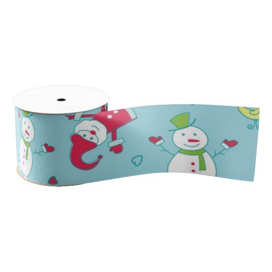 New year pattern grosgrain lint (Spoel)