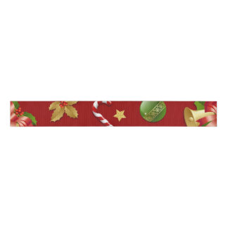 New year pattern grosgrain lint