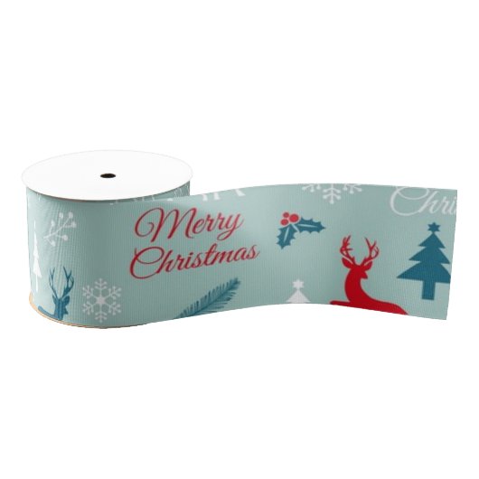 New year pattern grosgrain lint (Spoel)