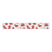 New year pattern grosgrain lint (Voorkant)