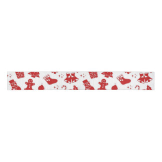 New year pattern grosgrain lint