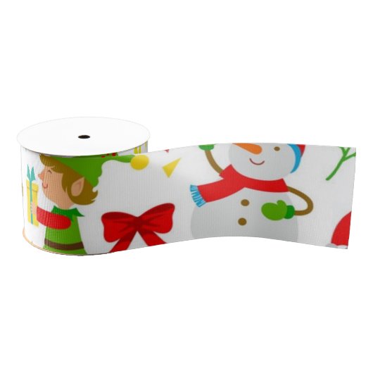 New year pattern grosgrain lint (Spoel)
