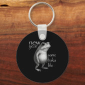 New Year Same Baka Life Funny Frog Joke  Sleutelhanger (Voorkant)