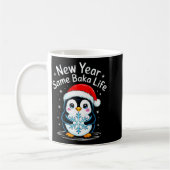 New Year Same Baka Life Penguin Joke Koffiemok (Links)
