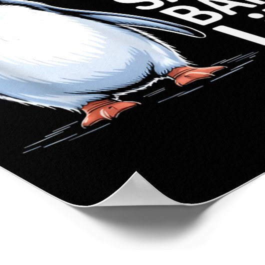 New Year Same Baka Life Penguin Joke  Poster (Hoek)