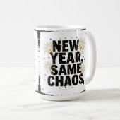 New year same chaos  koffiemok (Voorkant rechts)