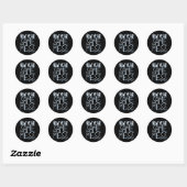 New Year Same Mess Funny New Years Eve 2025 Ronde Sticker (Vel)