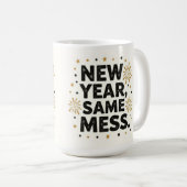New year same mess koffiemok (Voorkant rechts)