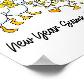 New Year Same Silly Goose Funny 2026 New Year Teac Poster (Hoek)