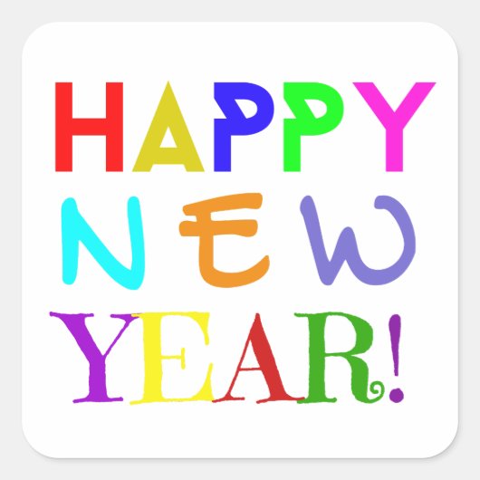 New Year Stickers (Voorkant)