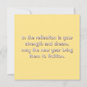 New Year's card with a cute horse (Achterkant)