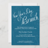 New Year's Day Brunch Tablescape Invitation (Devant)