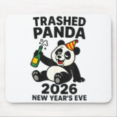 New Years Eve 2026 Trashed Panda Premium  Muismat (Voorkant)