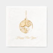 New Year's Eve Ball Folie Servetten (Voorkant)