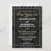 New Years Eve Cocktail Party Invitation (Devant)