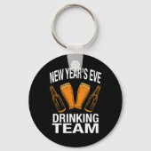 New Year's Eve Drinking Team, Funny New Years Eve Sleutelhanger (Voorkant)