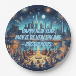 New Year's Eve in New York City Papieren Bordje