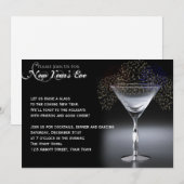 New Years Eve Party Kaart (Voorkant / Achterkant)