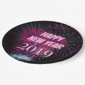 New Years Fireworks Papieren Bordje (Gekanteld)