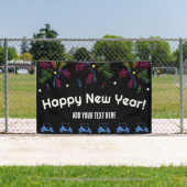 New Years golfkar parade banner (Insitu)