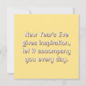 New Year's greeting card with a horse (Achterkant)