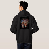 New Year's Men's Celebration Hoodie (Achterkant volledig)